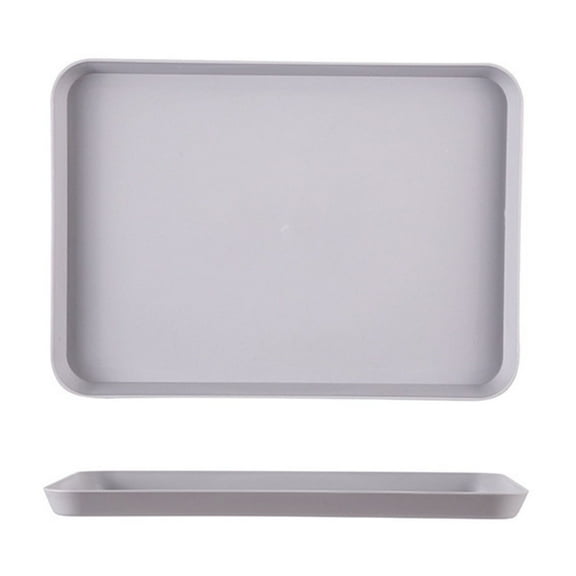 potrochi Restaurant Grade Non-Slip Tray, FoodService Products Cafe Fast Food Cafeteria Tray, Multi-Purpose Rectangular Restaurant Serving Trays for Cafeterias, Fast Food, And Dining Room