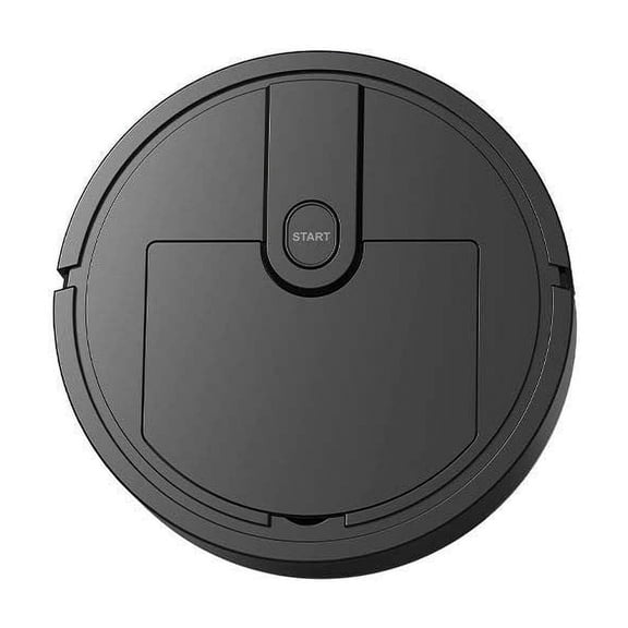 potrochi Robot Vacuum, Intelligent Vacuum Cleaner Robot, Automatic Vacuum Cleaner Low Noise Rechargeable 3 in 1 Intelligent Sweeping Robot Vacuum Cleaner Robot for Hard Floor Daily