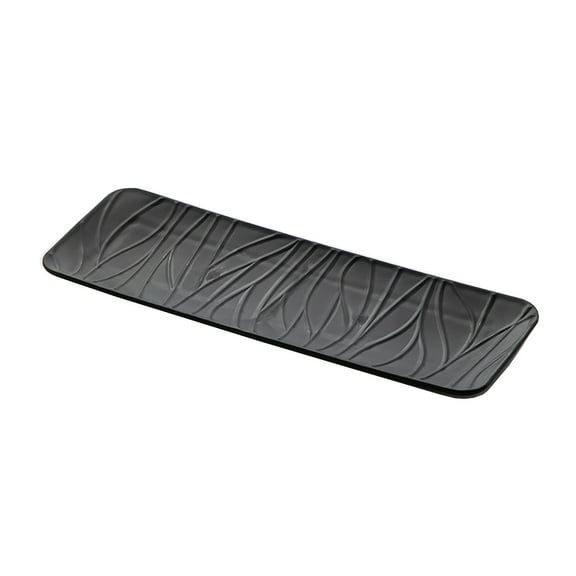 potrochi Serving Platters, Rectangular Plates, Rectangular Serving Dinner Dish, Long Serving Trays for Sushi, Pasta, Chips, Appetizer, Plastic Rectangle Platter for Party, Restaurant, Banquet