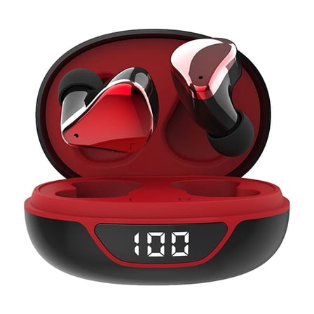 potrochi Small Wireless Earbuds for Small Ear Canals, Ear Buds Earphones for Android, Micro Tiny Mini Earbuds Wireless Bluetooth Noise Cancelling Waterproof in-Ear Headphones for Sports