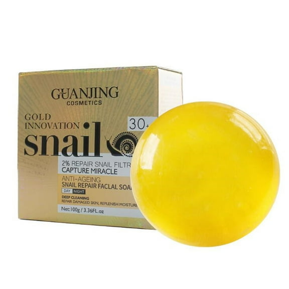 potrochi Snail Soap, Snail Soap Bar, Pure Natural Soaps, Deep Cleaning Remove Spots Moisturizing Oil-Control Cleanses Pores Repair Skin, Rejuvenate Your Skin Naturally