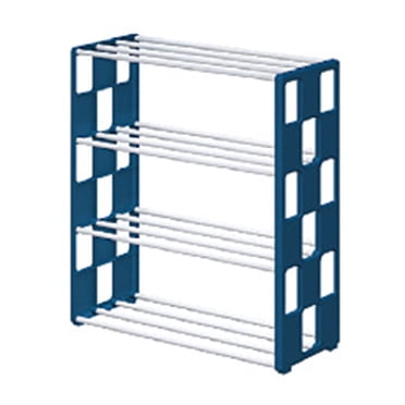 9-Tier DIY Adjustable Shoe Rack – Narrow, Foldable, Freestanding Shoe Organizer