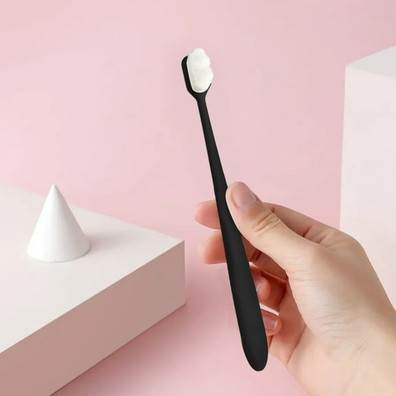 potrochi Toothbrush for Sensitive Gums, Extra Soft Toothbrush, Micro Fur Manual Toothbrush with 10000 Soft Floss Bristle for Pregnant Women, Elderly, Braces and Gum Recessions, Protect Fragile Gums