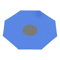 potrochi Trampoline Shade Tent Cover, Trampoline Canopy for Sunproof, Sun-Protection Trampolines Canopy, Easy to Install, Anti-UV Trampolines Sunshade Accessories for Outdoor Backyard Playground