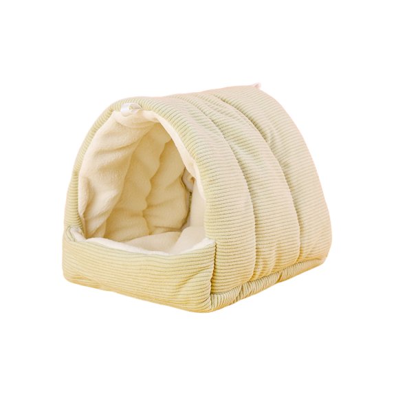 potrochi Winter Warm Bird Nest House Shed Hut Hanging Hammock Finch Cage Plush Fluffy Birds Hut Hideaway for Hamster Parrot Macaw Budgies Parakeet Cockatiels Cockatoo Lovebird (Light Green)