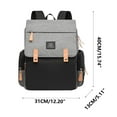 thumbnail image 1 of potrochi clearance Diaper Bags For Mom Large Capacity Backpacks Travel With Changer Bags Breastfeeding Baby Bags Maternity Solid Gray Fashion, 1 of 6