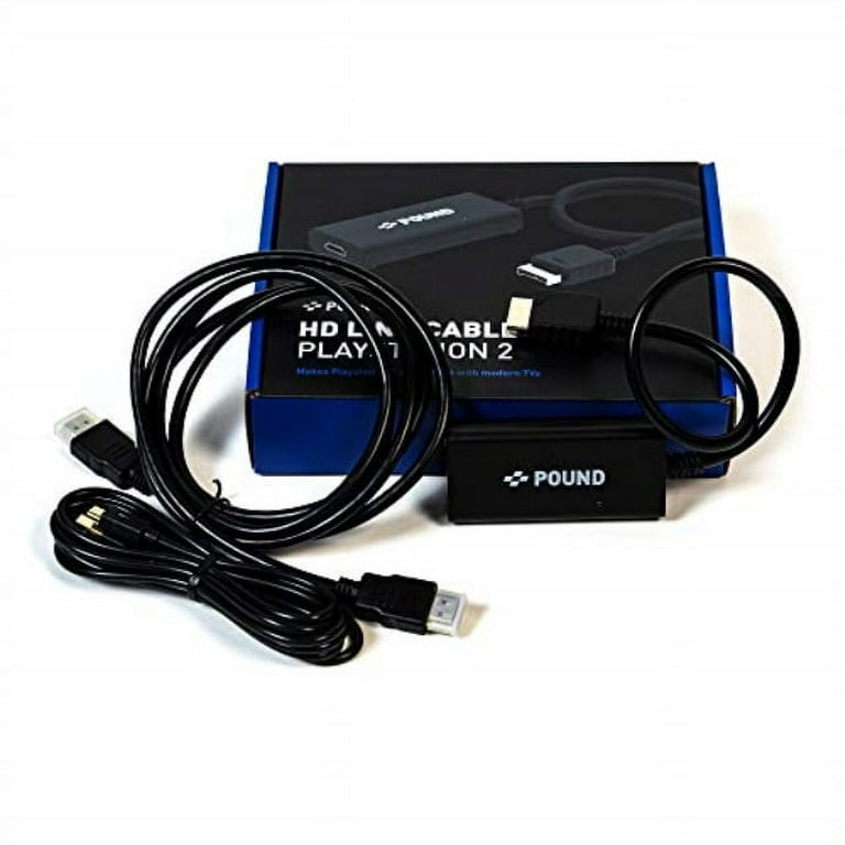 pound hd link cable for playstation 2 (compatible with ps2 and ps1) 