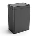 thumbnail image 1 of pouseayar Black 13 Gallon Stainless Steel Smart Automatic Trash Can with Deodorizer Compartment, Assemble Large Capacity Garbage Can, 1 of 9