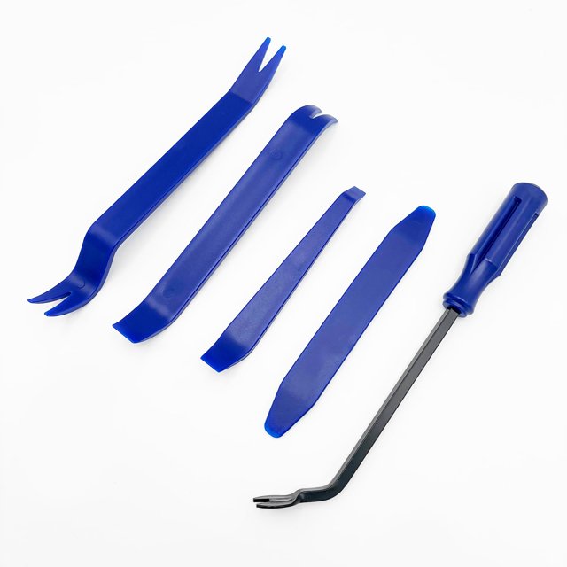 povtii 5 PCS Auto Trim Removal Tool Kit, No Scratch Plastic Pry Tool