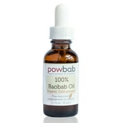 powbab 100% Baobab Oil, 1 oz. - Organic, Raw, Cold Pressed