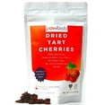 thumbnail image 1 of powbab Dried Tart Cherries Unsweetened - 100% USA Grown Organic Montmorency Tart Cherry. No Sugar Added, No Oil, No Juice Concentrate. Unsulfured, Pitted Sour Cherries. No Sulfites. (3.2 oz), 1 of 3