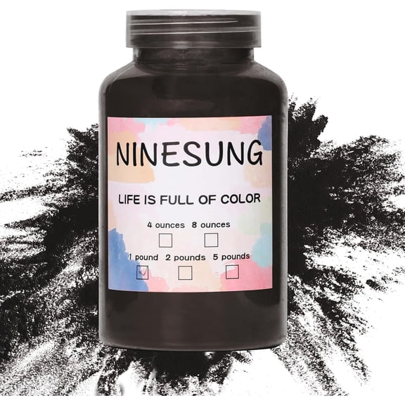 powder coating paint,Automotive powder, building usable powder, steel construction, suitable for factory, automobile, accessories, garden powder coating(black-32 oz)