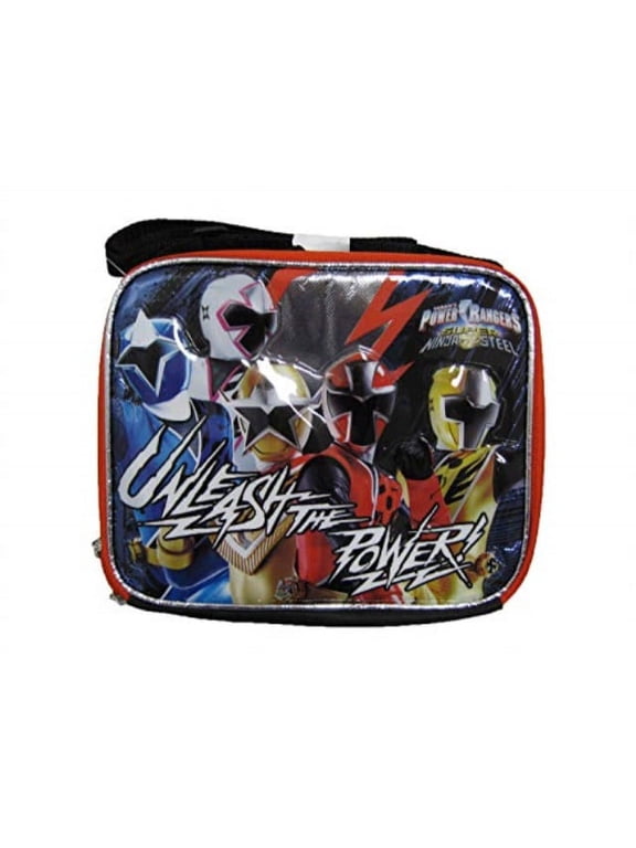 power rangers - unleash the power! lunch bag 8" x 10" - toyszone.biz