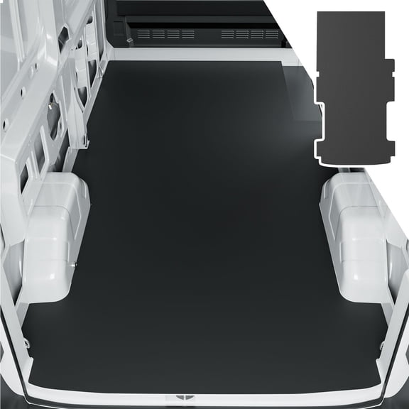 powoq 148" WB Trunk Mat Compatible with 2015-2025 Ford Transit Cargo Mat Cargo Liner (Long Series Vans Only) TPE Trunk Liner Replacement for 2015-2025 Ford Transit Accessories