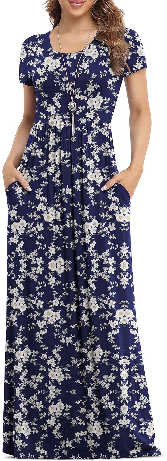 Long sleeve maxi dress w/ pockets