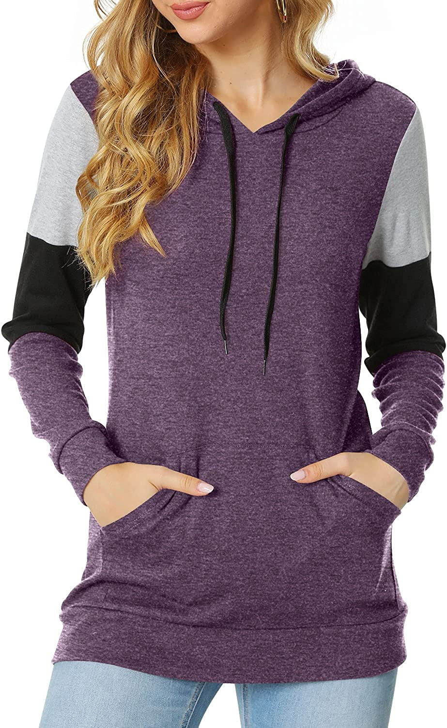 Drawstring Pullover Hoodie for Women