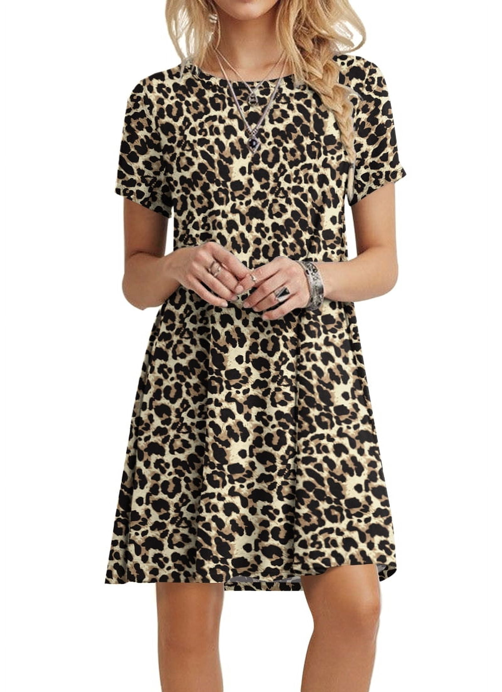 Printed T-Shirt Dress- Coastal Summer