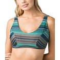 thumbnail image 1 of prAna Abella Size Small (S) 34 D-Cup Underwire Sport Bikini Top Atlantic Pontoon, 1 of 8