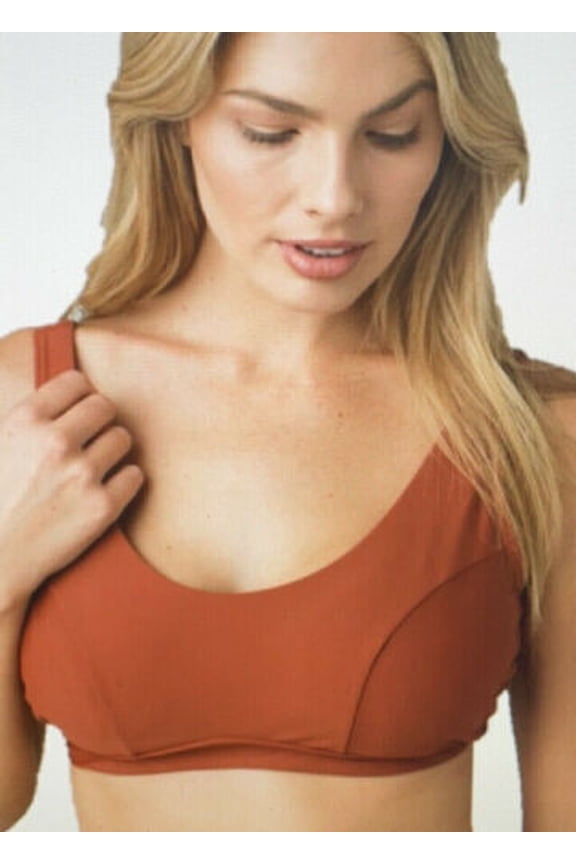 Abella Size Small (S) 34 D-Cup Underwire Sports Top Deep Liqueur W11191092