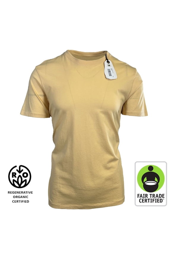 Men's Sun Kissed T-Shirt Everyday Short Sleeve Solid Tee (S08)