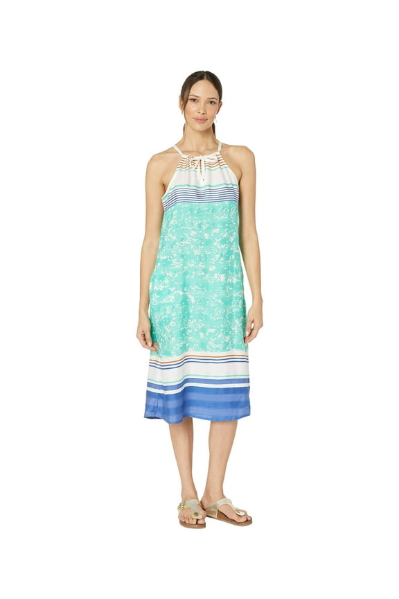 Parisol Midi Dress Aqua Canopy XS (Women's 0-2)