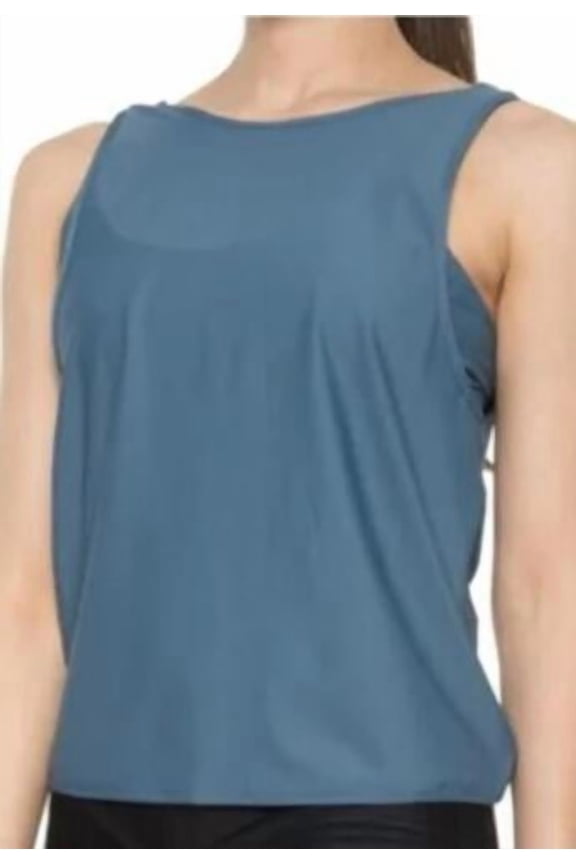 Vinho Size Small (S) High-Neck Tank Open Back Tankini Top Nickel W11201294