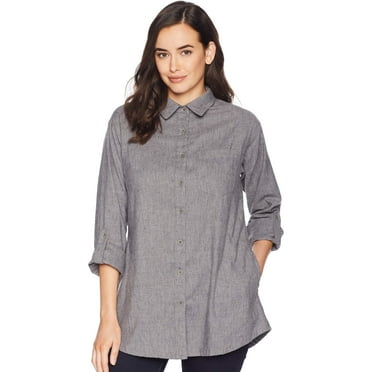 prAna Women's Aster Tunic, Gravel, X-Small