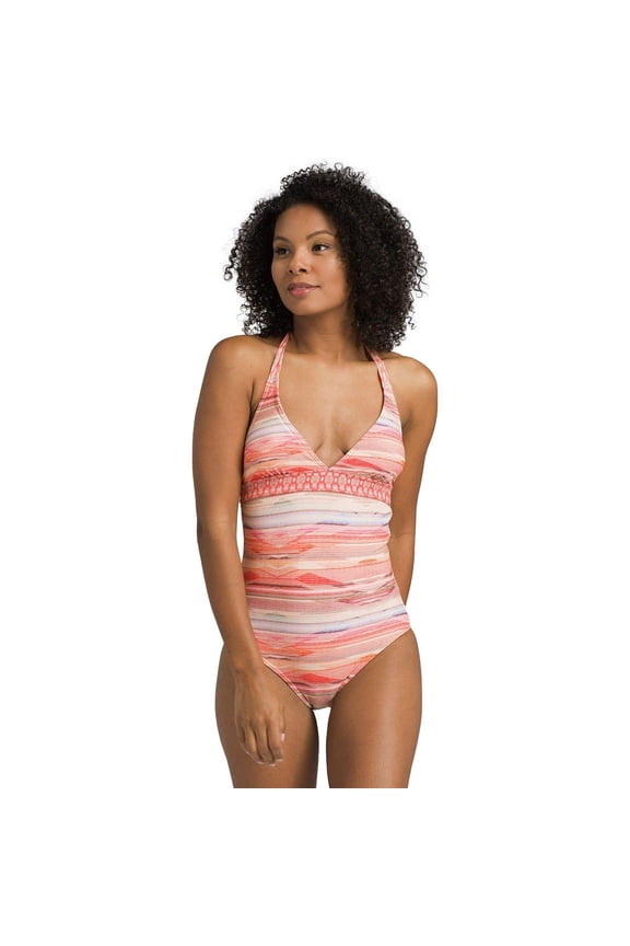 Women's Lahari Onepiece, Peach Bonita, XSmall