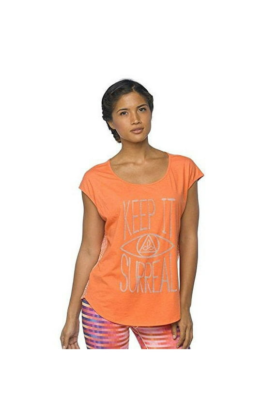 Women's tandi Comfort Yoga Top Shirt L Orange Size Large