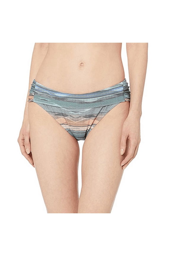 womens Sirra Bottom, Granite Bonita, Swimsuit Bikini Bottom, Size Large
