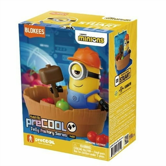 preCOOL Minions Jelly Factory Action Figures, Poseable, 1 3/4-3 Inches Stuart The Jelly Maker
