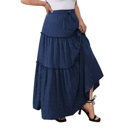 Zunfeo Cargo Skirt for Women with Pockets Casual Summer Midi Zunfeo Cargo Skirt for Women with Pockets Casual Summer Midi