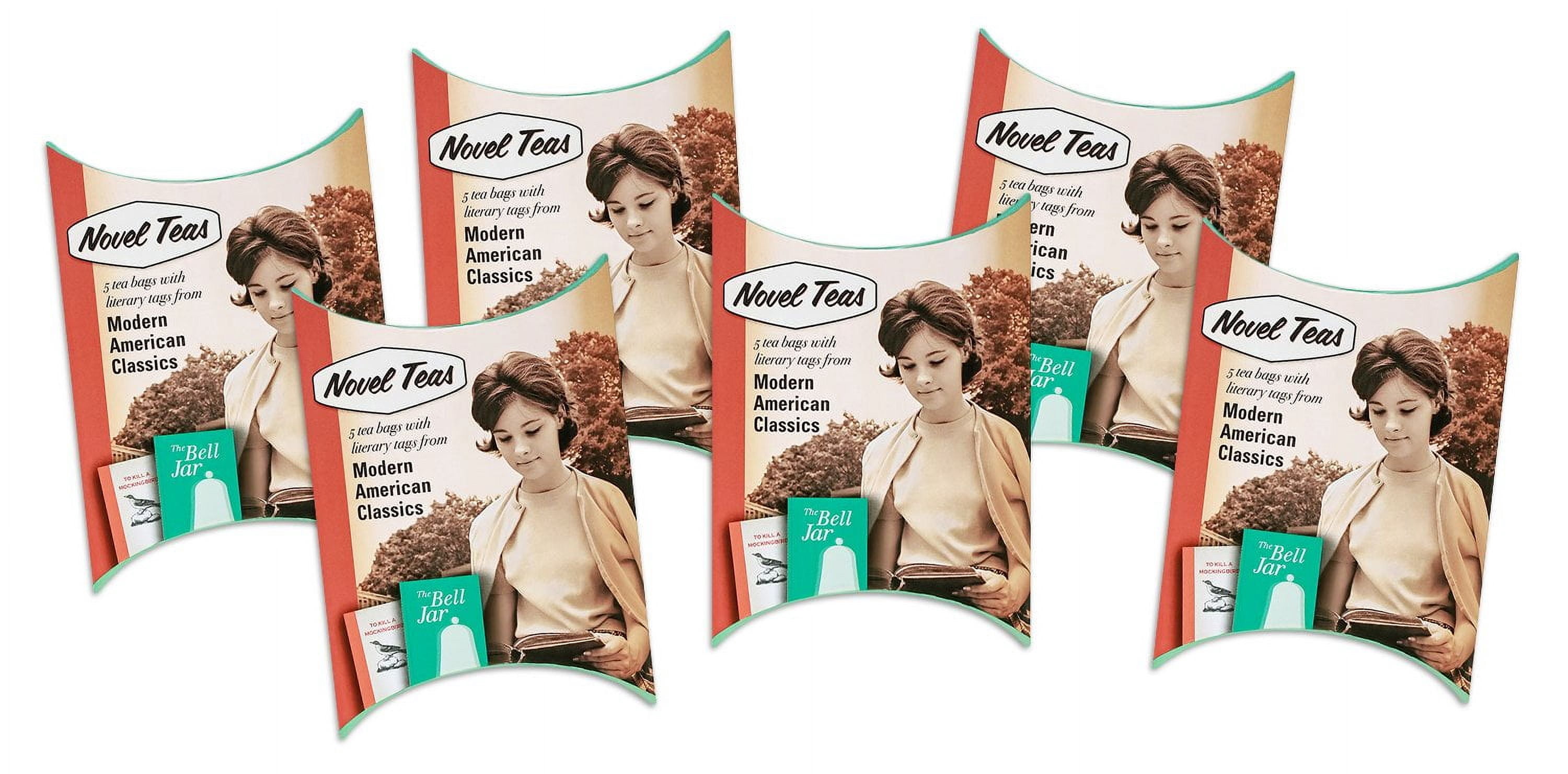 presents Novel Tea - Modern American Classics - 6 PACK -Each pouch ...