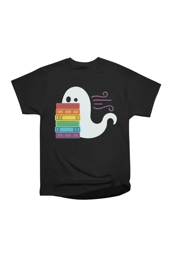 pride book ghost T-Shirt Tee Gift For Him Merch For Her Apparel For Friend