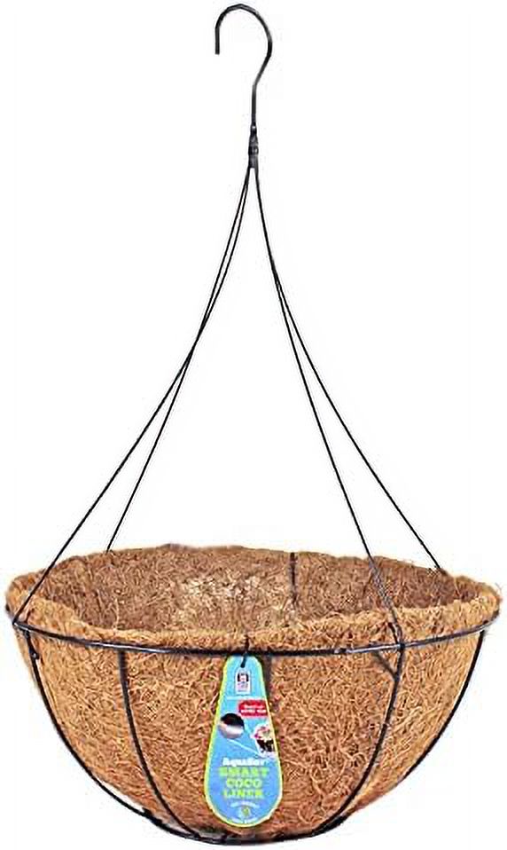 pride garden products 5116pb grower hanging baskets with liner, 16