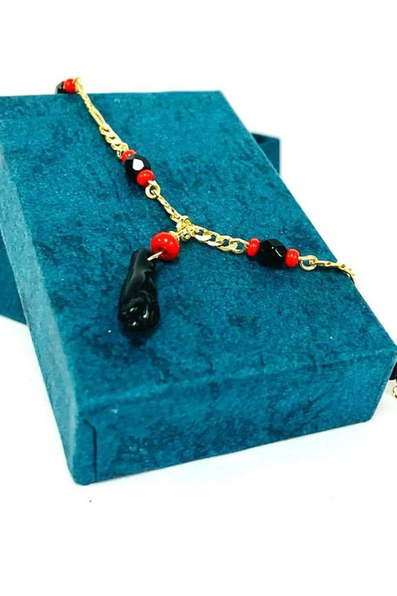 primejewelry269 Baby Azabache Bracelet 6" Gold Filled Bracelet, 14K Gold Filled