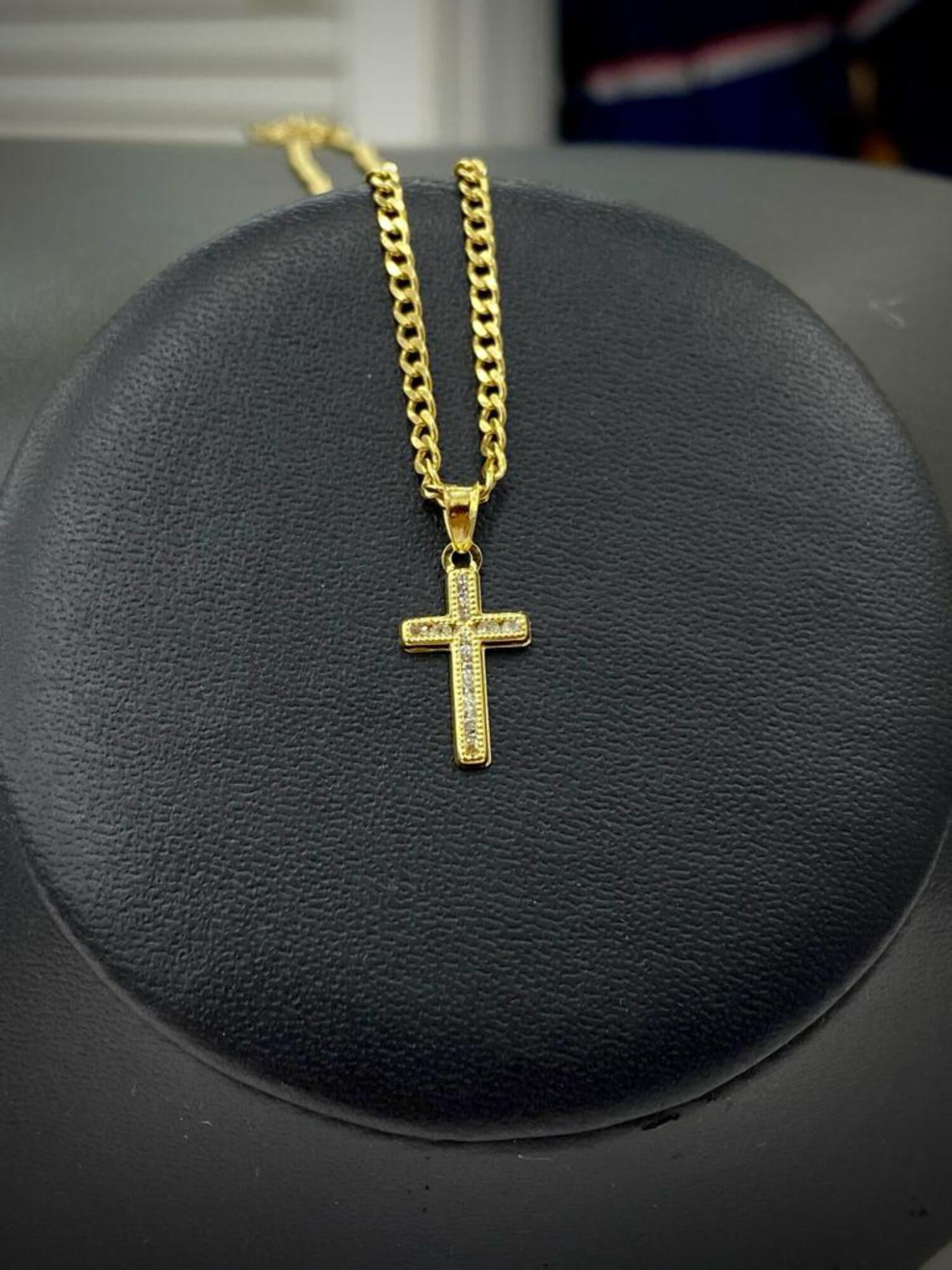 Men's Cross Necklace Walmart Store Metal Masters Mens Stainless