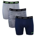 thumbnail image 1 of prince Mens Performance Boxer Briefs - 3-Pack Performance Fit Stretch Underwear No Fly Breathable Moisture Management, 1 of 4