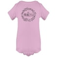 thumbnail image 1 of "princess" Cute Doodles Bodysuit Infant -Image by Shutterstock,  18 Months, 1 of 4