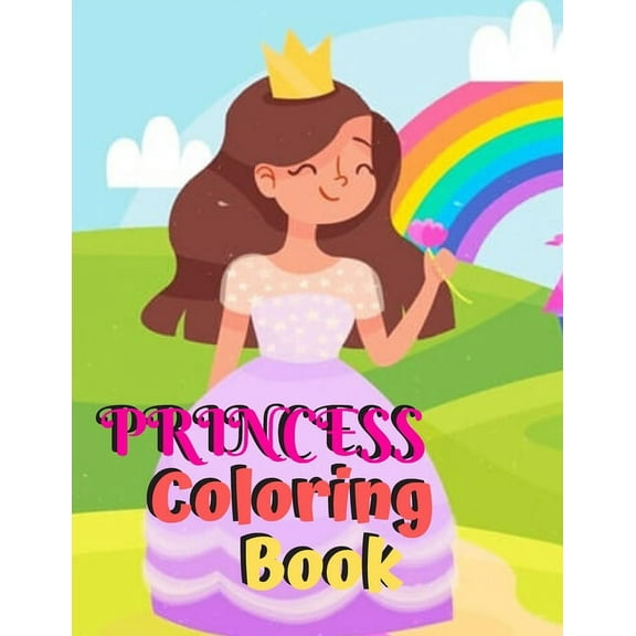 princess coloring book, (Paperback)
