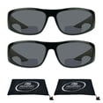 thumbnail image 1 of proSPORT 2 Pairs BIFOCAL Sunglasses for Men and Women. Sporty Wraparound Full Frame with Nearly Invisible Line, 1 of 4