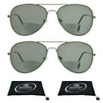 thumbnail image 1 of proSPORT Aviator Bifocal Sunglass Reader Men Women Gunmetal Frame Gray Lens 2 Pairs, 1 of 4