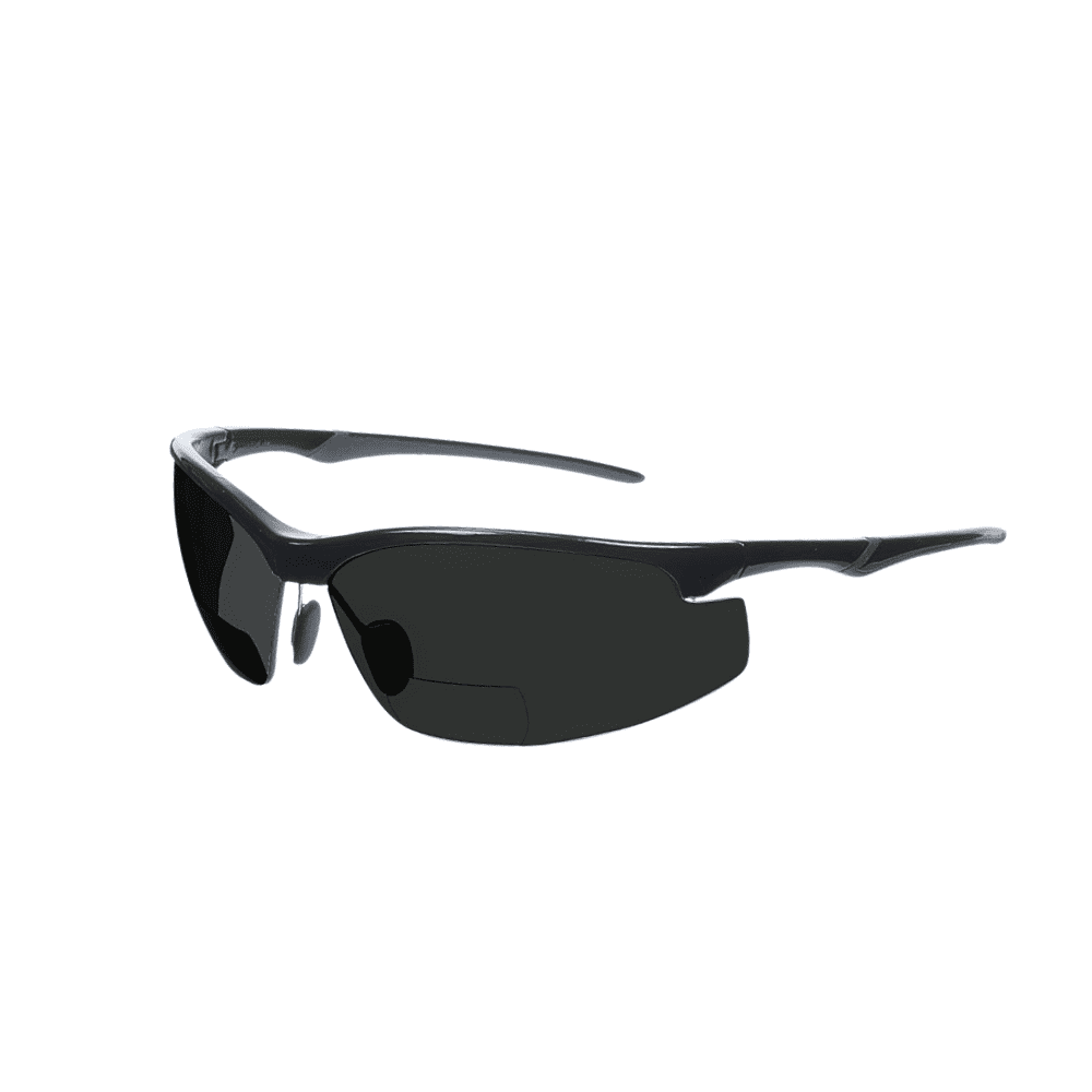 proSPORT BIFOCAL Sport Sunglass Reader Adjustable Nose Pad| Protective Z87.1 Men Women Semi-Rimless