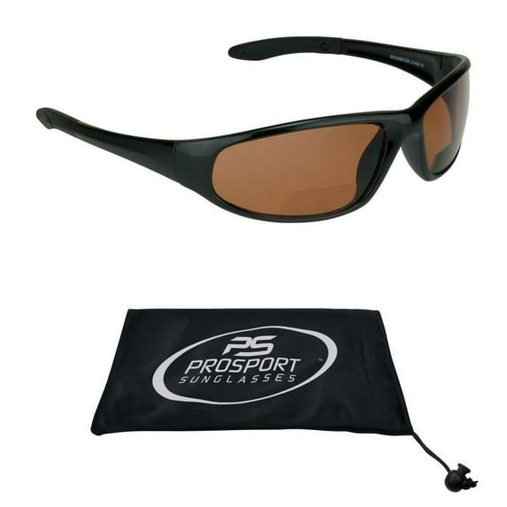 proSPORT BIFOCAL Sunglass Safety Reader Sport Wrap Z87 Men & Women Blue Block HD