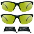 thumbnail image 1 of proSPORT BIFOCAL Sunglass Sun Readers Men Women Sport Wrap Yellow 2 Pairs, 1 of 5