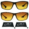 thumbnail image 1 of proSPORT Bifocal Sunglass Readers – HD Vision Black and Tortoise Frame, Blue Light Blocking, UV Protection, 1 of 6