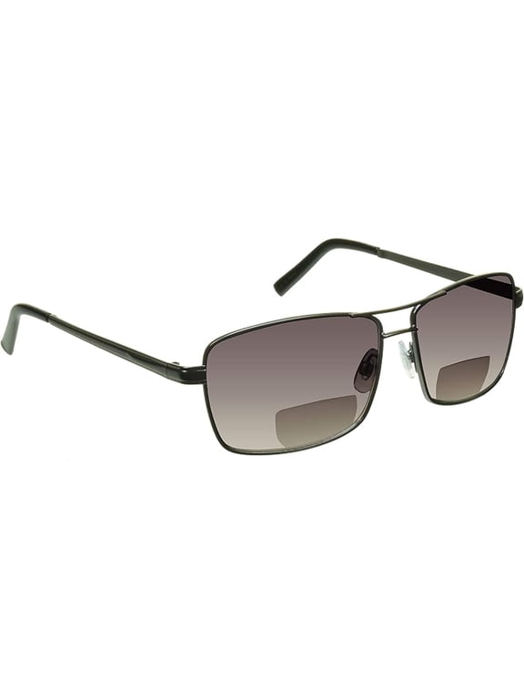 proSPORT Bifocal Sunglasses Aviator for Men & Women, Large Fit, Gradient Lenses, 100% UV Protection