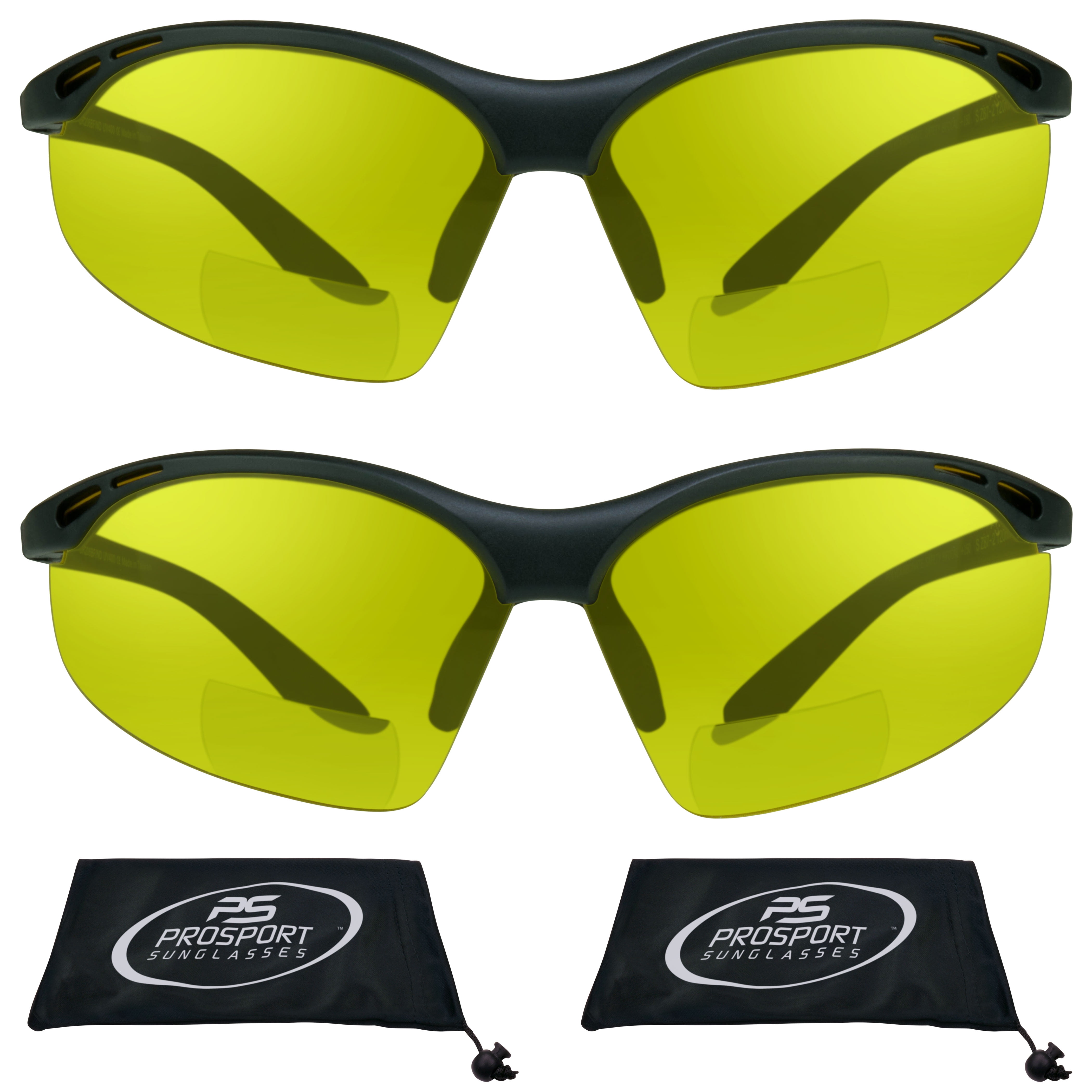 proSPORT Bifocal sunglass Safety Reader Z87 Wrap Around No Slip Grip