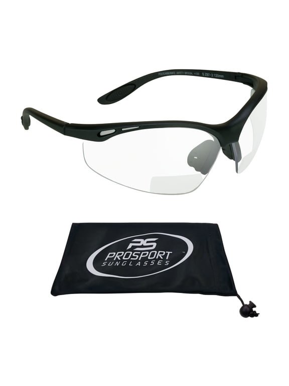 proSPORT Bifocal sunglass Safety Reader Z87 Wrap Around No Slip Grip
