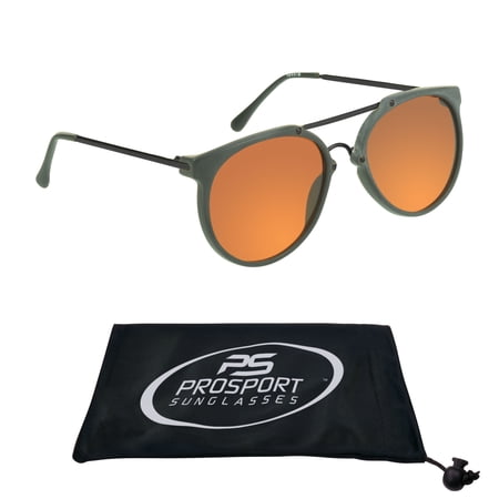 proSPORT Blue Light Blocker Aviator Glasses Sleep Better Computer Screen Orange Amber Lens Anti Migraine Black Horn Rimmed